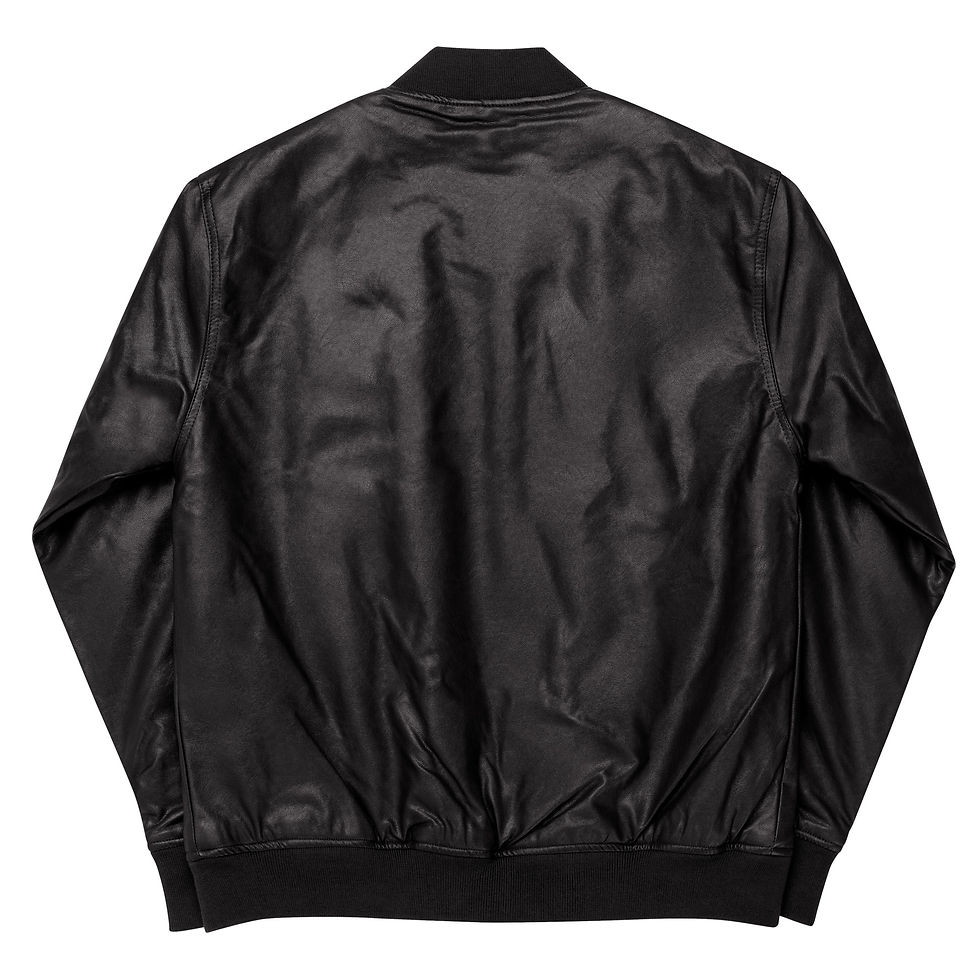 Thumbnail: "Exclusive VIP" Leather Bomber Jacket