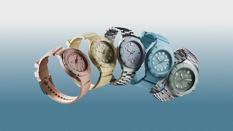 TAG Heuer Formula 1 ‘Solargraph’ se suaviza con nuevos tonos pastel