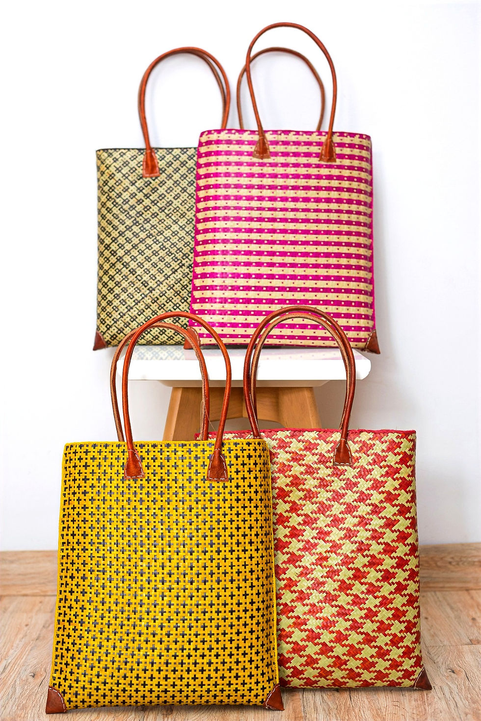 Thumbnail: Palm Fiber Tote Bag
