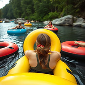 Floating river inner tubes