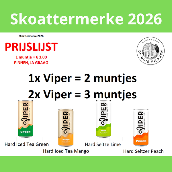 Prijslijst Viper Skoattermerke 2026