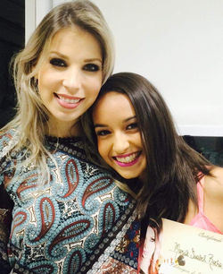 Luciane Ferraes e Maria Isabel