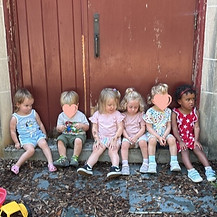 students sitting outside at the ccc