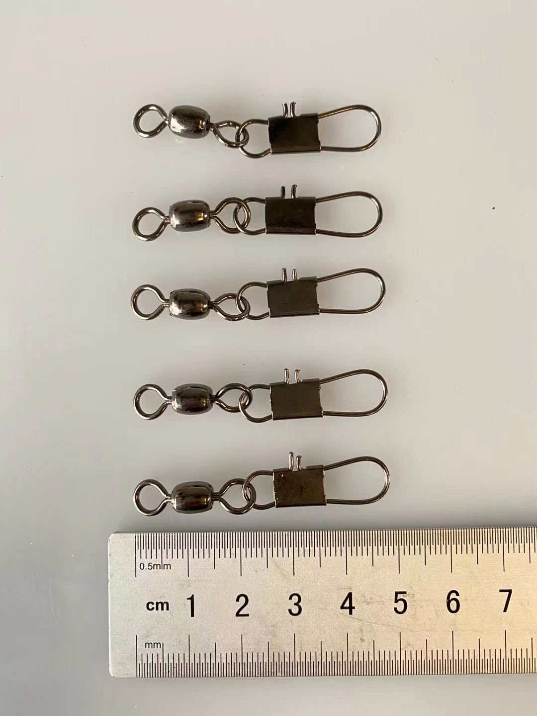 Crane swivels with interlock snap #1: 25kg 5pcs