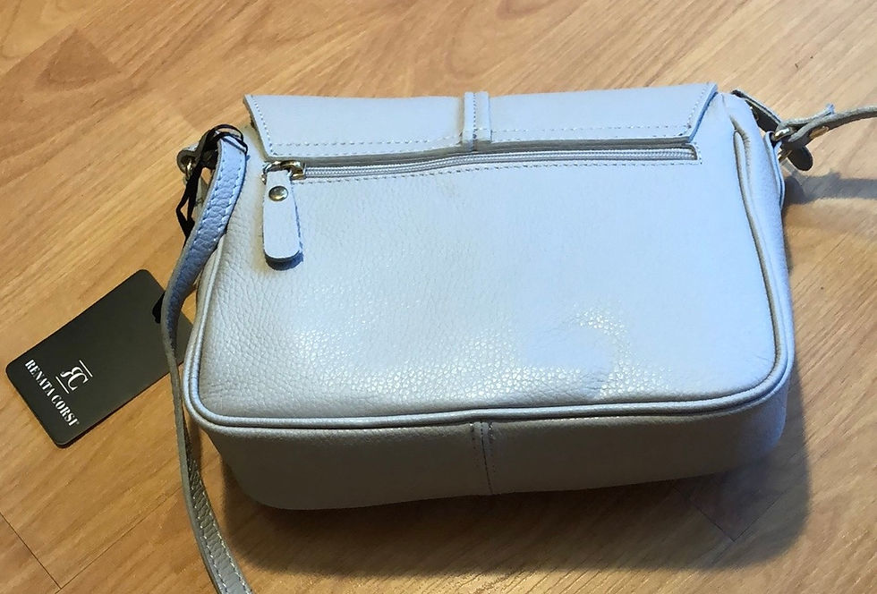 Thumbnail: Soft leather cross body purse 