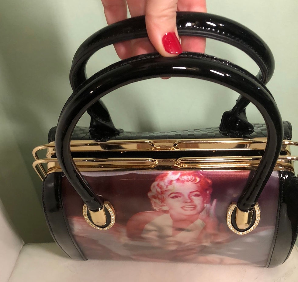 Thumbnail: Marilyn Monroe custom holographic bag 