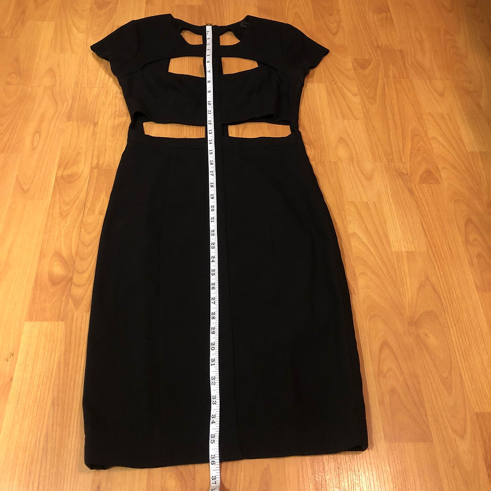 Thumbnail: BCBGMaxAzria bondage cage dress