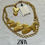 Thumbnail: Hearts metal belt gold 