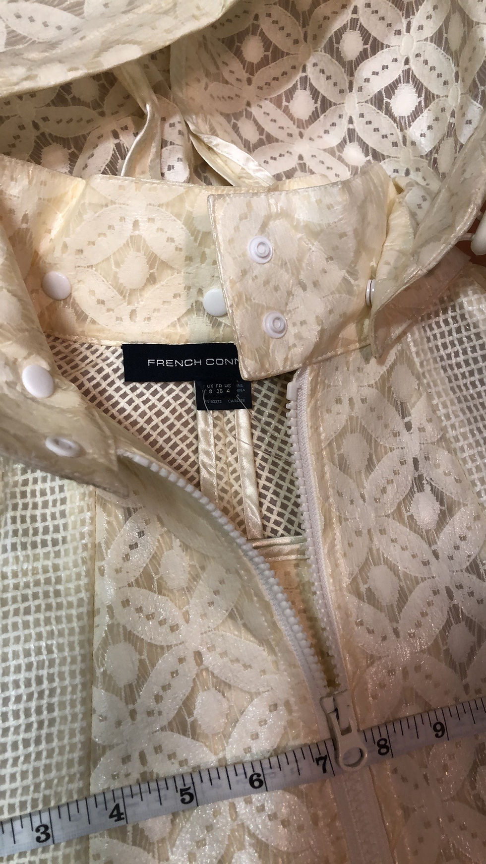 Thumbnail: Lacey transparent rain jacket French connection
