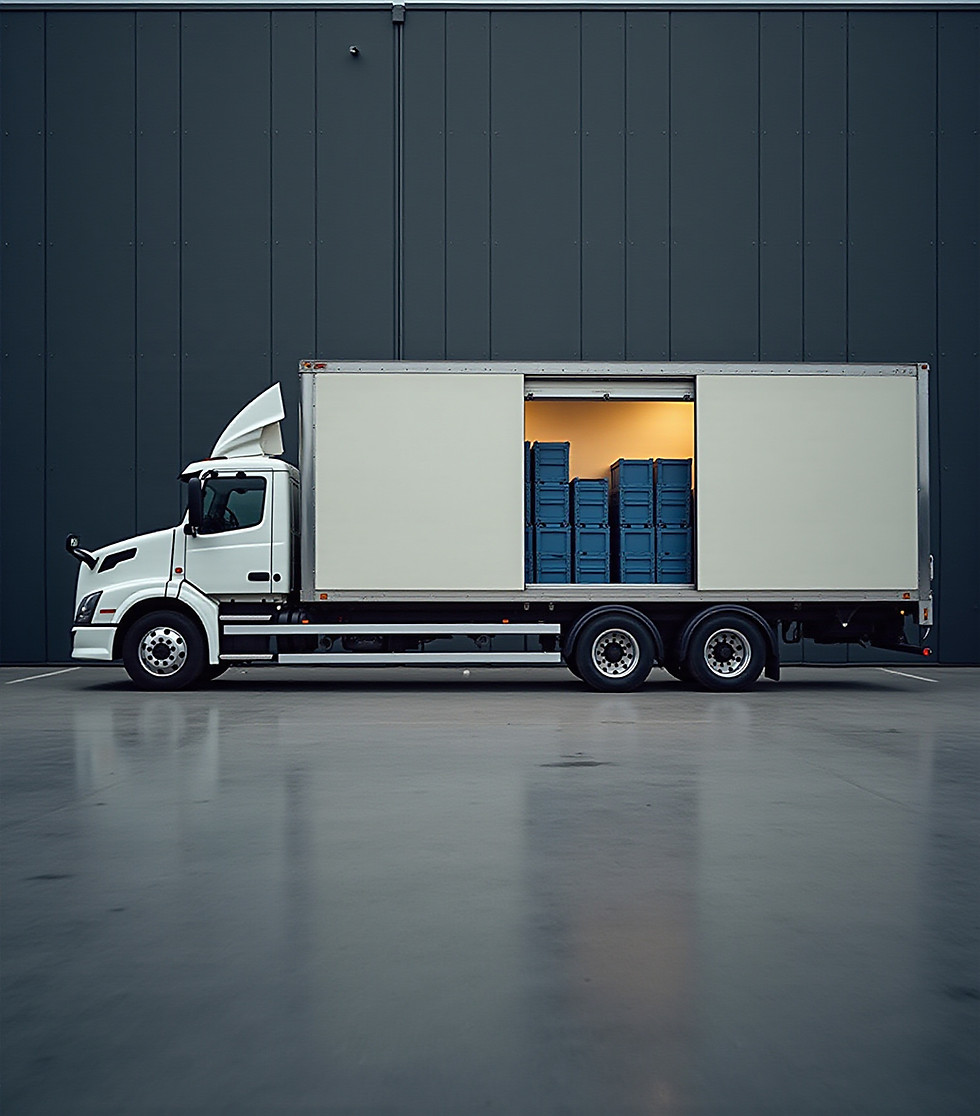 truck carrying cargo