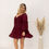 Thumbnail: Merlot Romper Dress