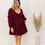 Thumbnail: Merlot Romper Dress