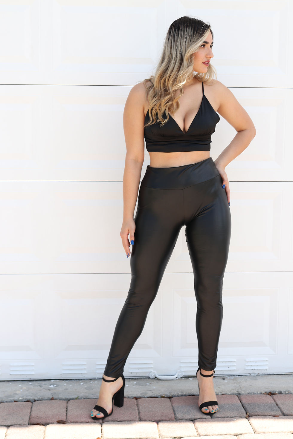 Isabella Faux Leather Leggings