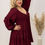 Thumbnail: Merlot Romper Dress