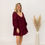 Thumbnail: Merlot Romper Dress