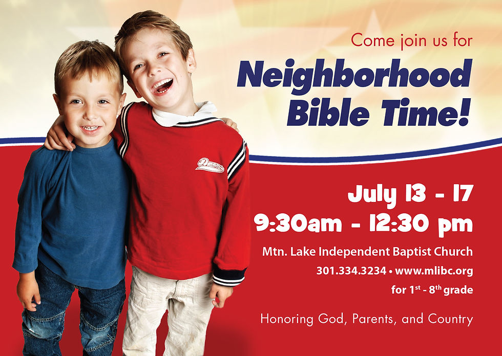Neighborhood Bible Time