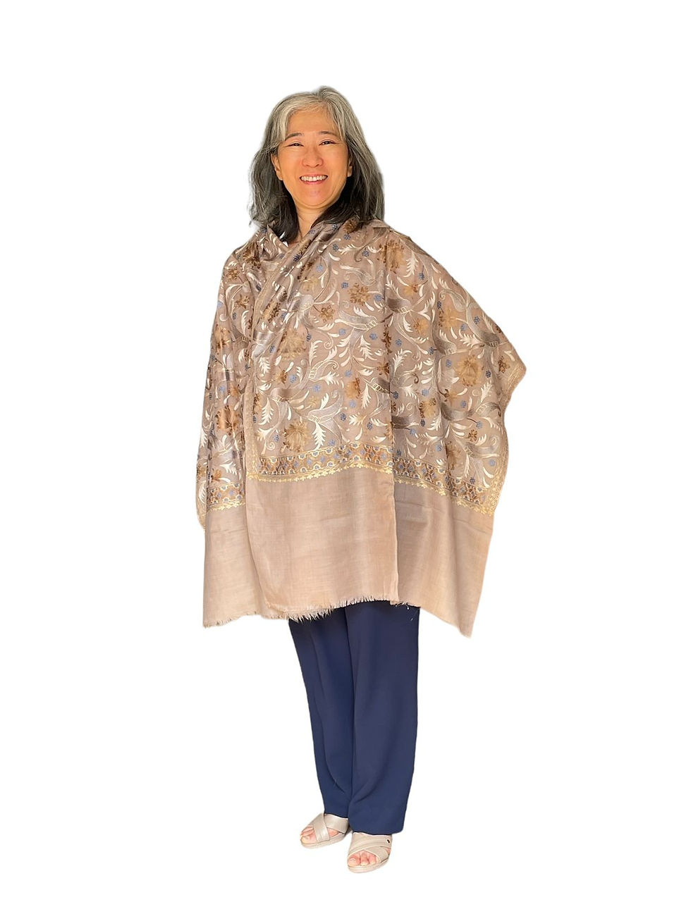 Miniatura: Pashimina Pema Dourada