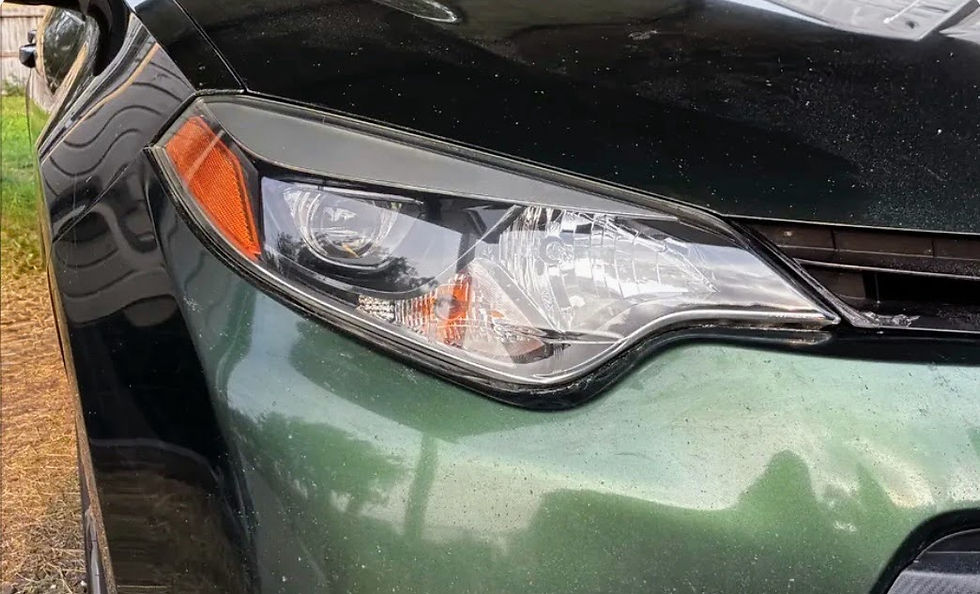 Crystal Clear Restored Headlight with Ceramic Coating