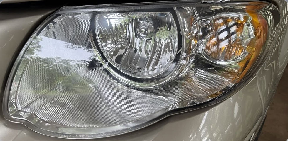 Crystal Clear Restored Headlight with Ceramic Coating