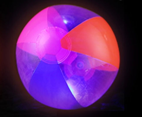 Miniatura: 10 BOLAS DE PLAYA CON LUZ INFLABLE GLOW IN THE DARK