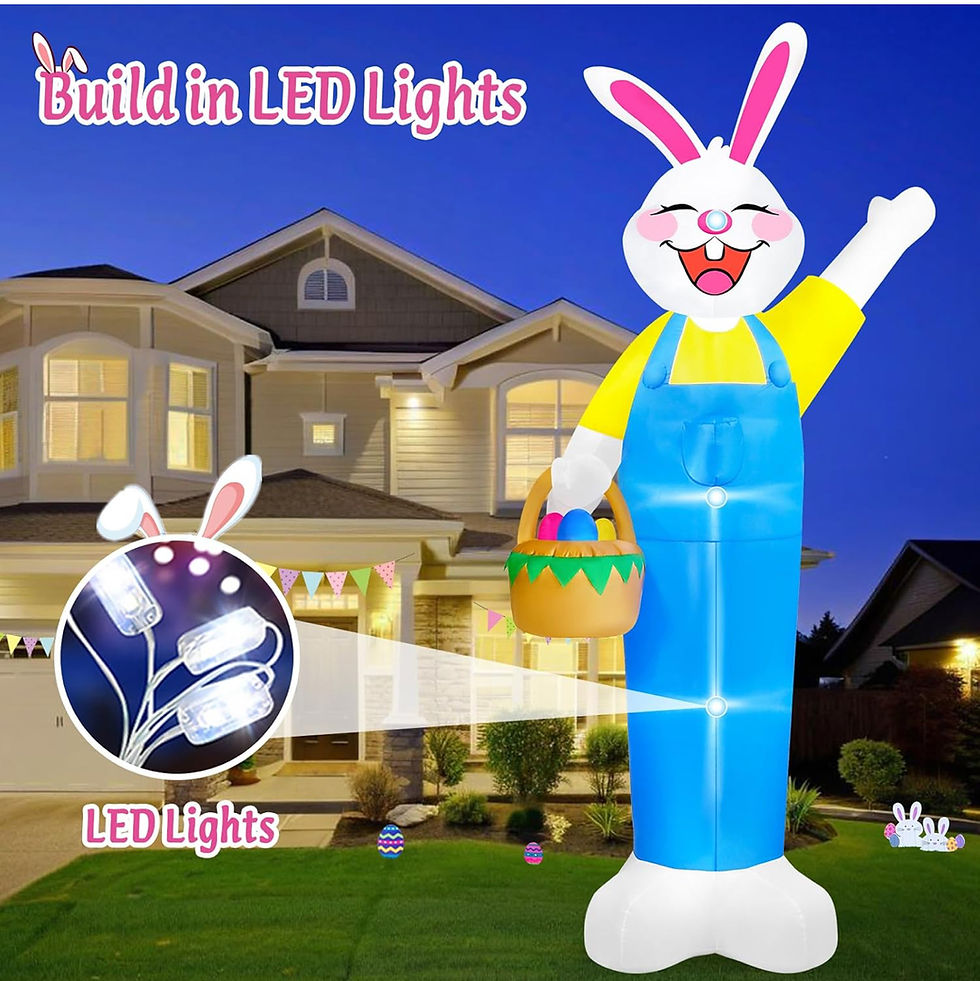 Miniatura: CONEJO DE PASCUA INFLABLE GIGANTE