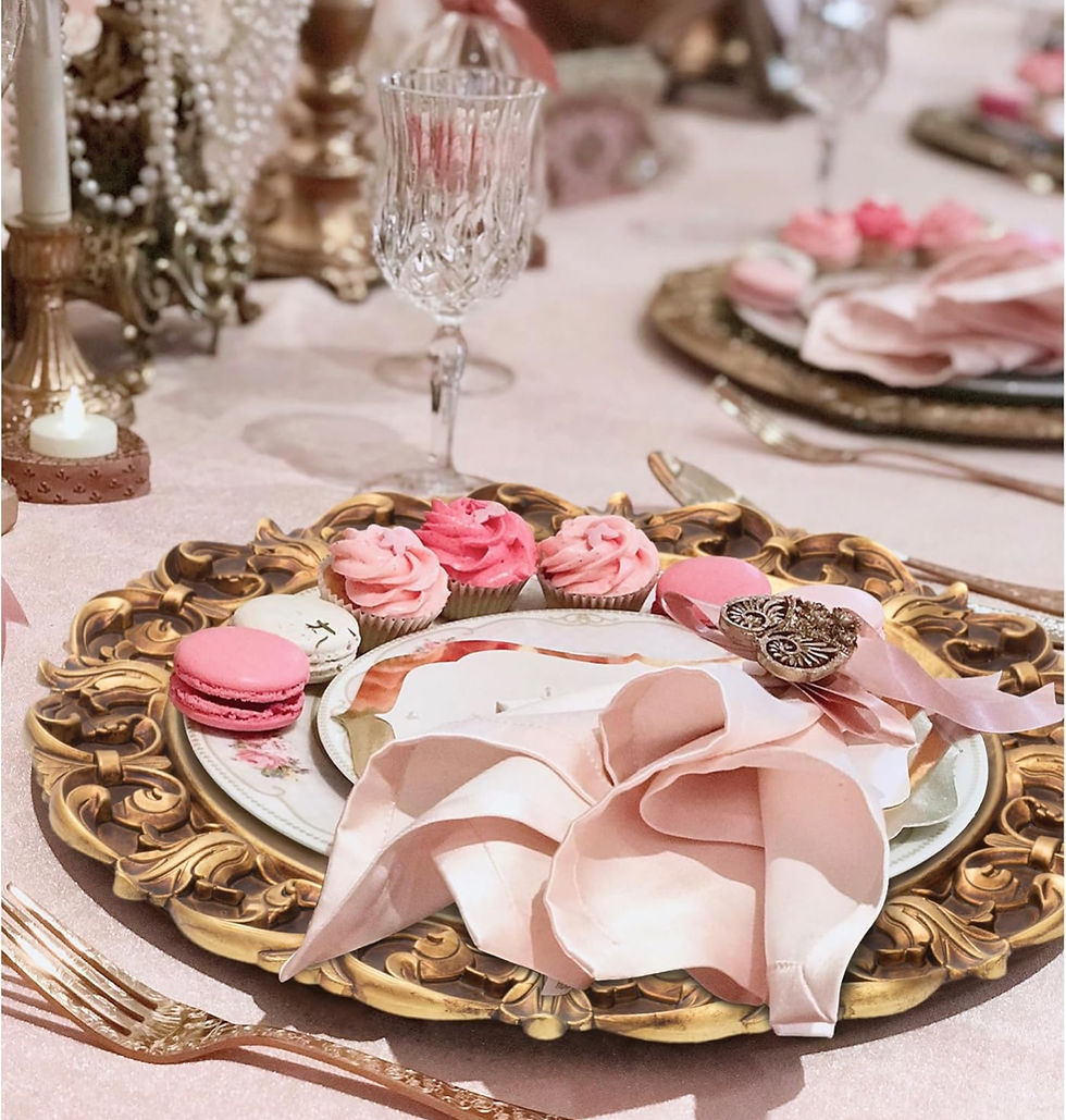 Miniatura: PLATO BASE DORADO ESTILO VINTAGE PARA EVENTOS