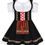 Miniatura: DISFRAZ TIROLESA ALEMANA OKTOBERFEST VESTIDO DE PANA NEGRA