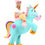 Miniatura: DISFRAZ UNICORNIO ADULTO INFLABLE MEDIO CUERPO