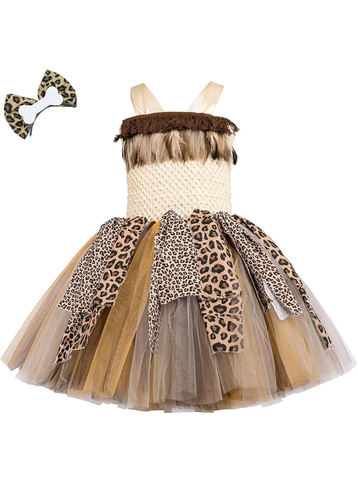 DISFRAZ CAVERNICOLA ANIMAL PRINT