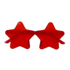 Miniatura: LENTES ESTRELLA ACRILICOS ROJOS