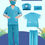 Miniatura: DISFRAZ VETERINARIO DOCTOR UNISEX PROFESIONES