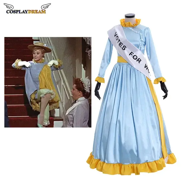 Miniatura: DISFRAZ MRS WINIFRED BANKS MARY POPPINS
