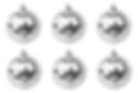 Miniatura: 6 PACK BOLAS DISCO COLGANTES 7 CMS