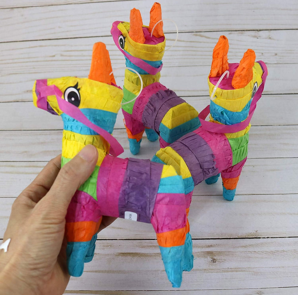 Miniatura: 3 PACK MINI PIÑATAS MEXICANAS DECORATIVAS 5 MAYO MÉXICO