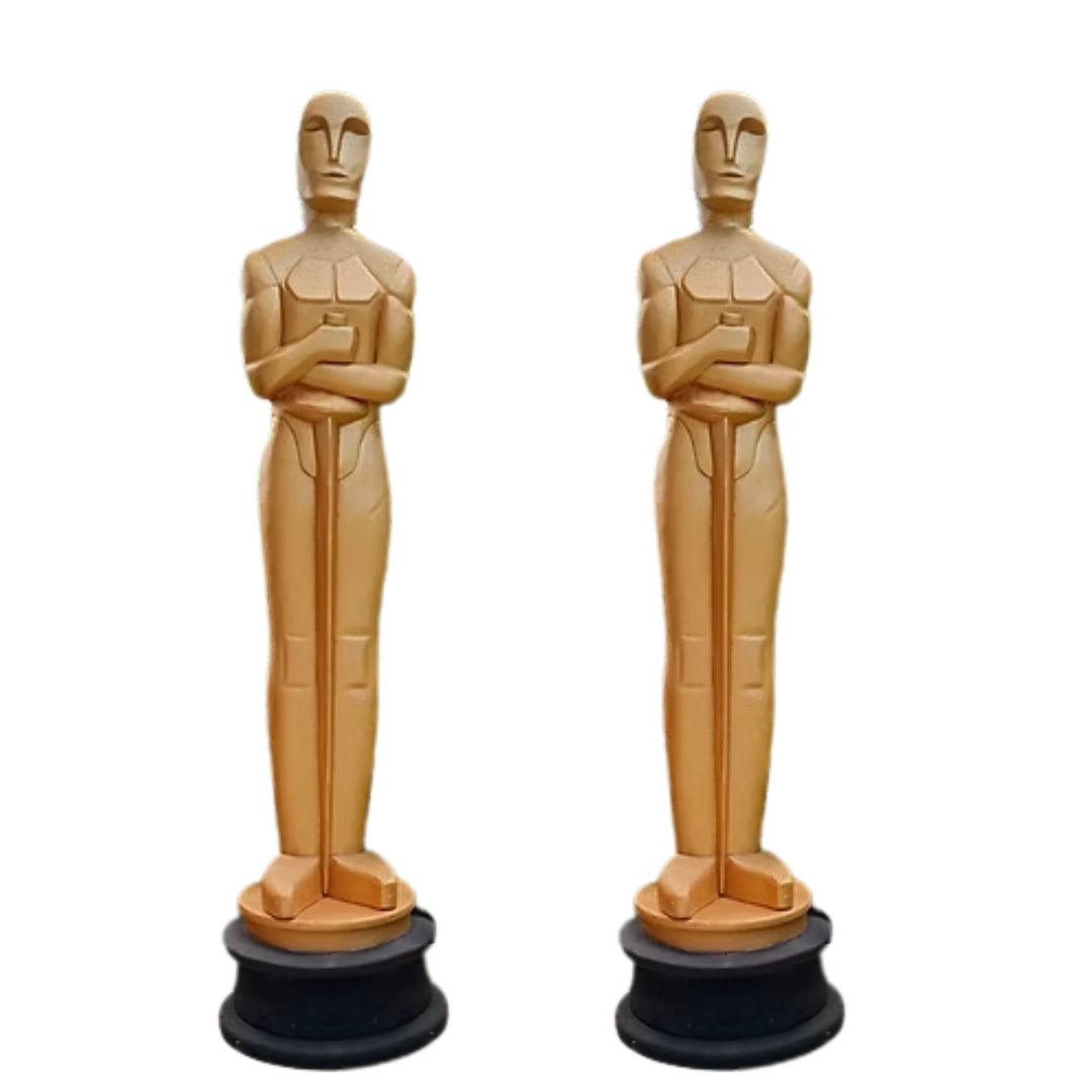 ALQUILER ESTATUILLA OSCAR GIGANTE 2.7 MTS