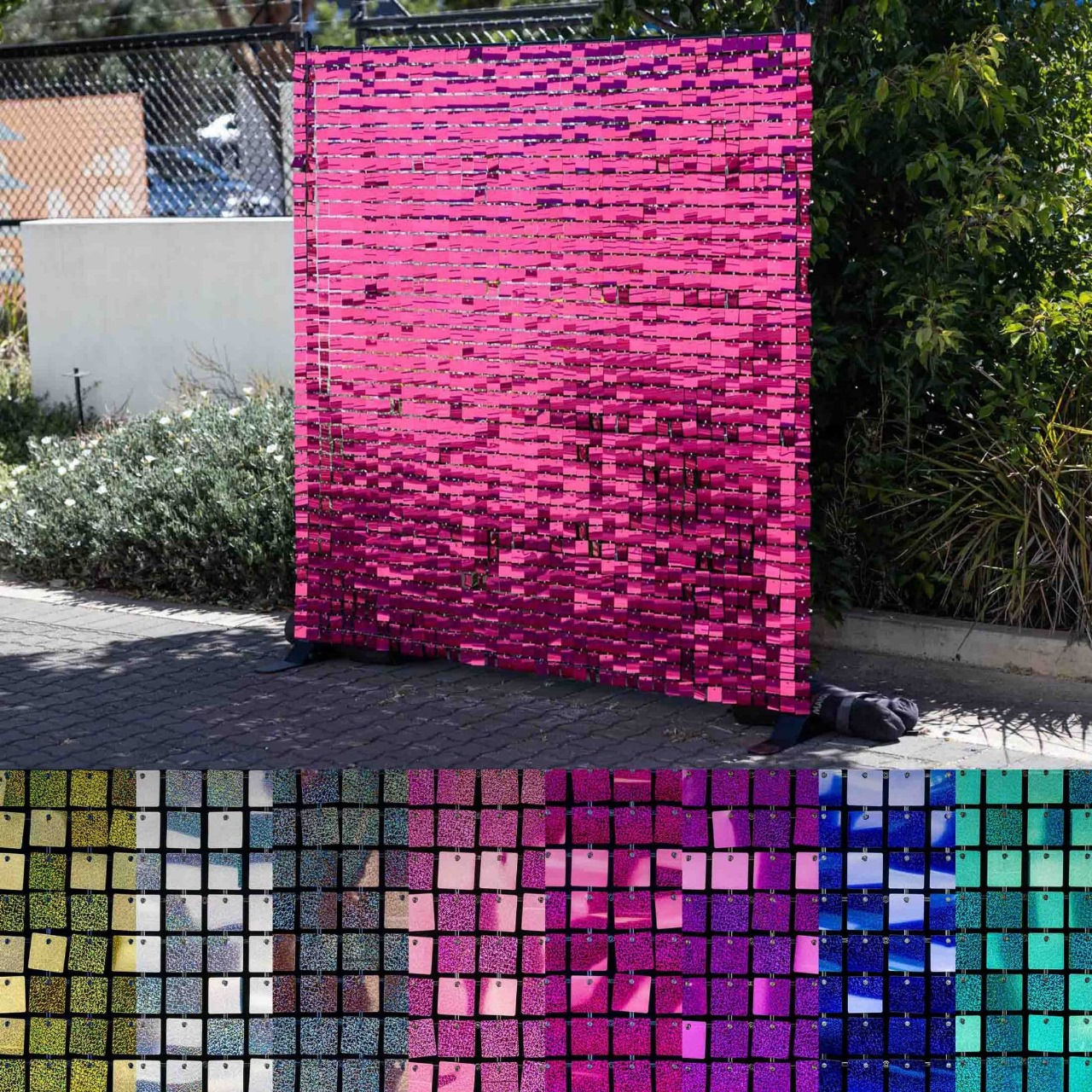 ALQUILER DE SHIMMER WALL  PARED DECORATIVA