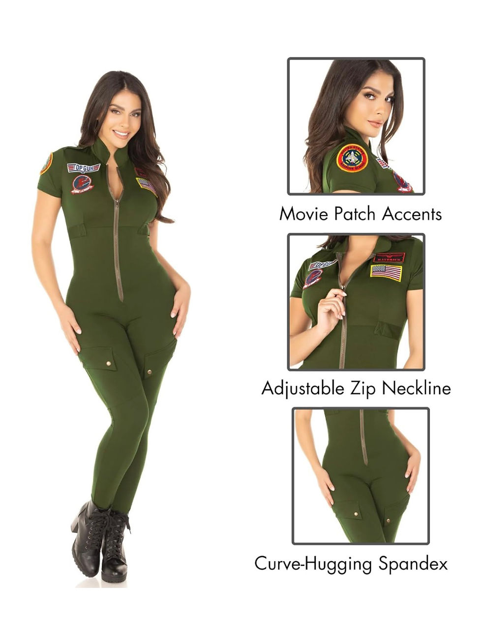 Miniatura: DISFRAZ TOP GUN MUJER PILOTO AVIADOR