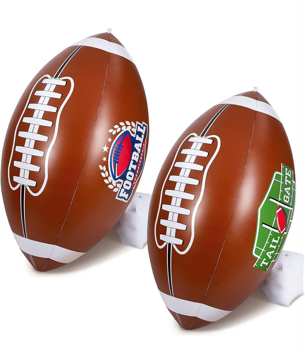 Miniatura: 2 PCS BOLAS GIGANTES INFLABLES FUTBOL AMERICAN