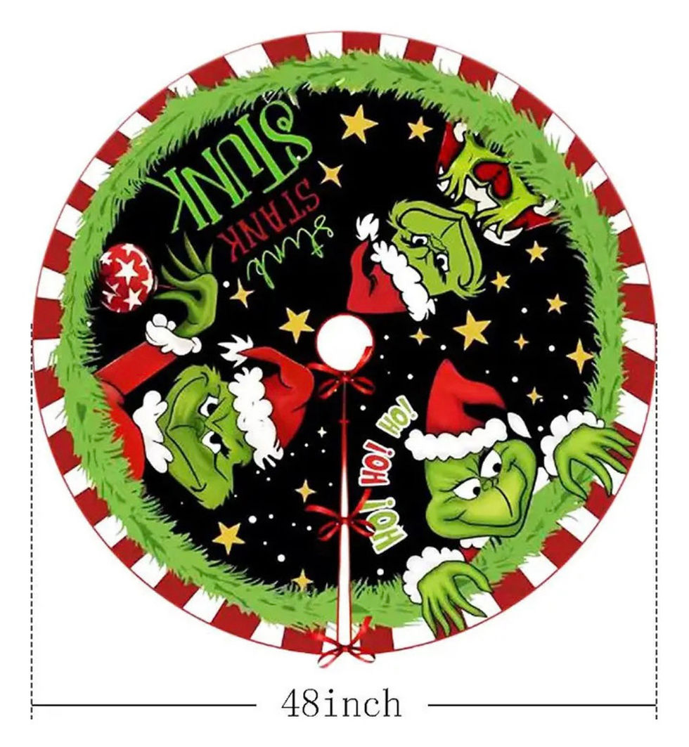 Miniatura: PIE DE ARBOL GRINCH NAVIDAD 