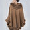 Miniatura: PONCHO CAPUCHA  ARENA ESTOLA ELEGANTE