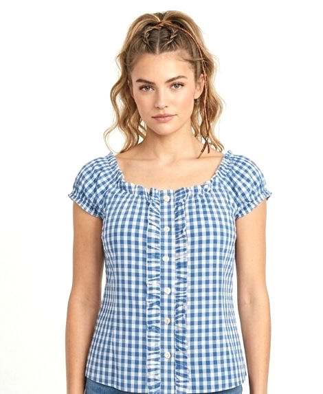 Miniatura: BLUSA DE CUADROS GRANJERA
