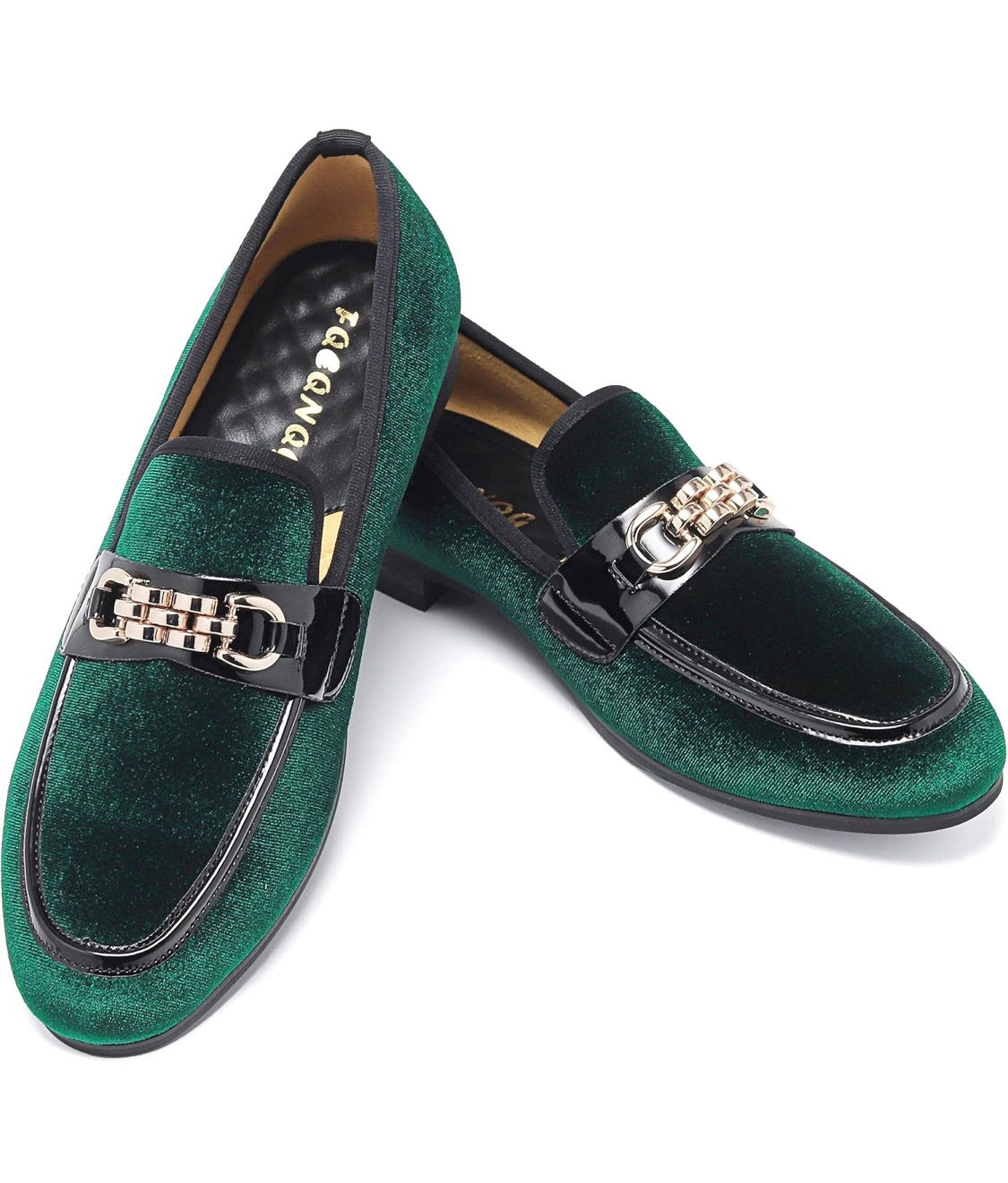 ZAPATO TERCIOPELO VERDE ELEGANTE GALA DELUXE HOMBRE GASTBY CHARLESTON