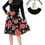 Miniatura: VESTIDO NEGRO CON CALABAZAS HALLOWEEN