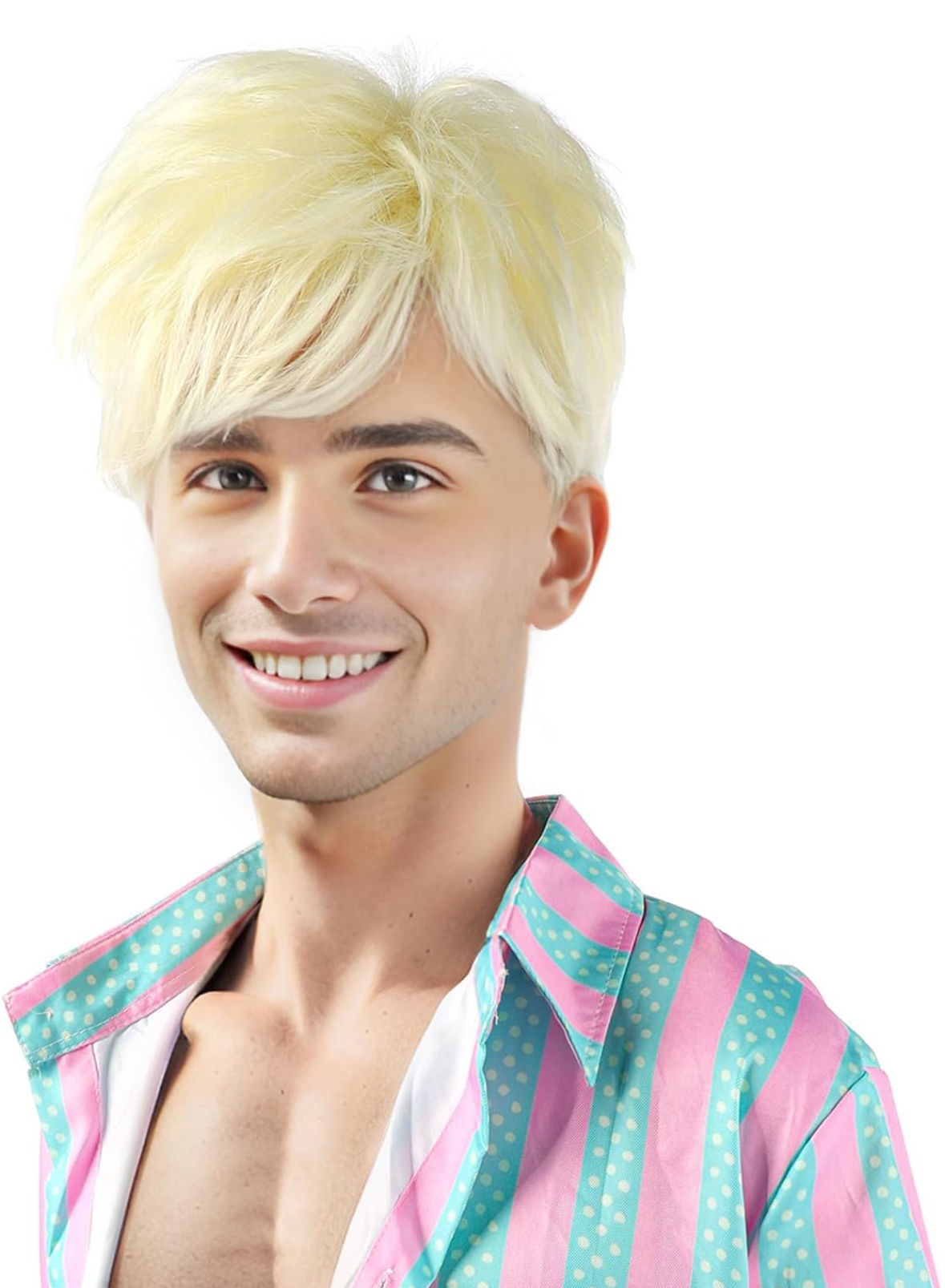 PELUCA RUBIA CORTA KEN BARBIE