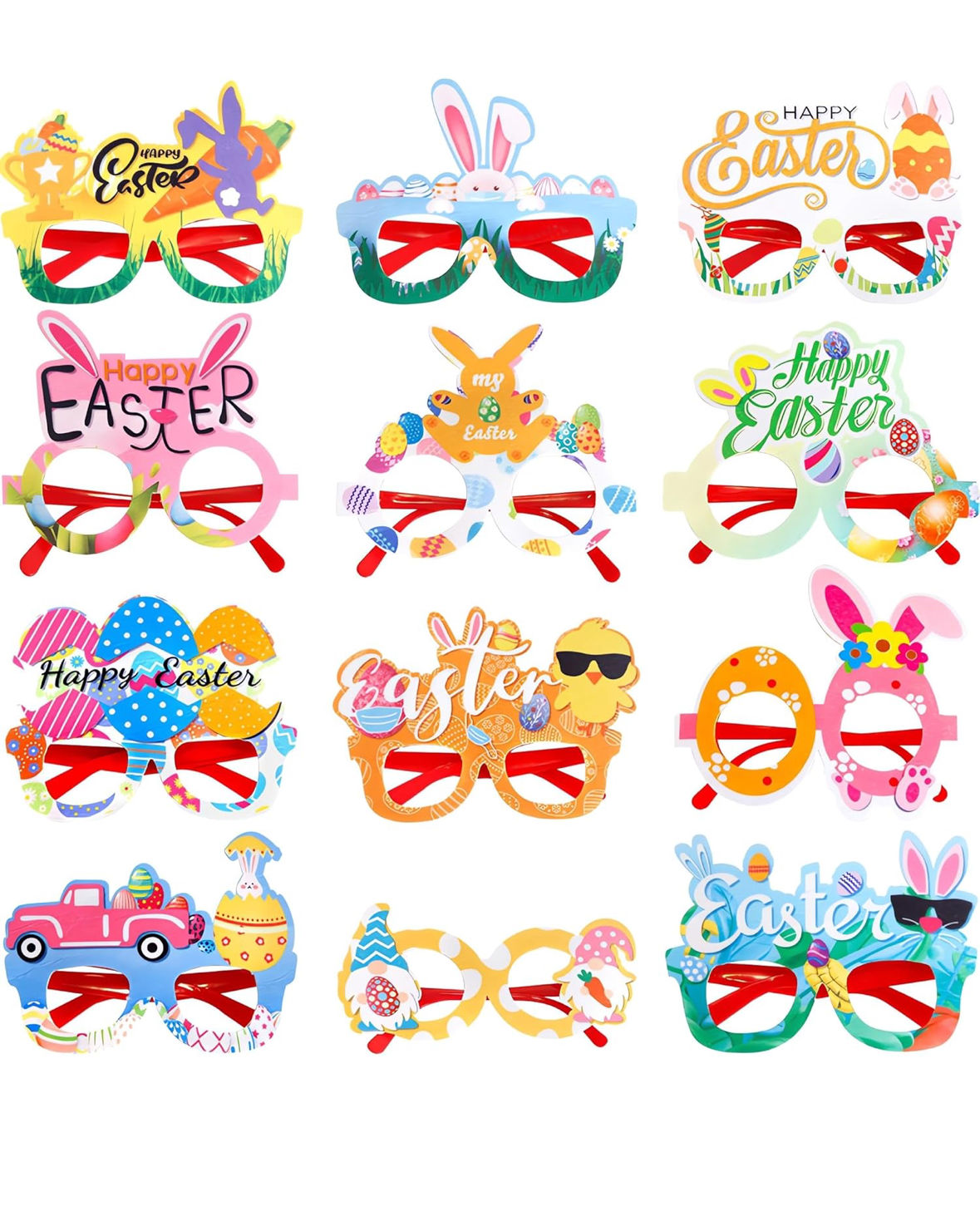 SET 12 LENTES DE PASCUA SURTIDOS