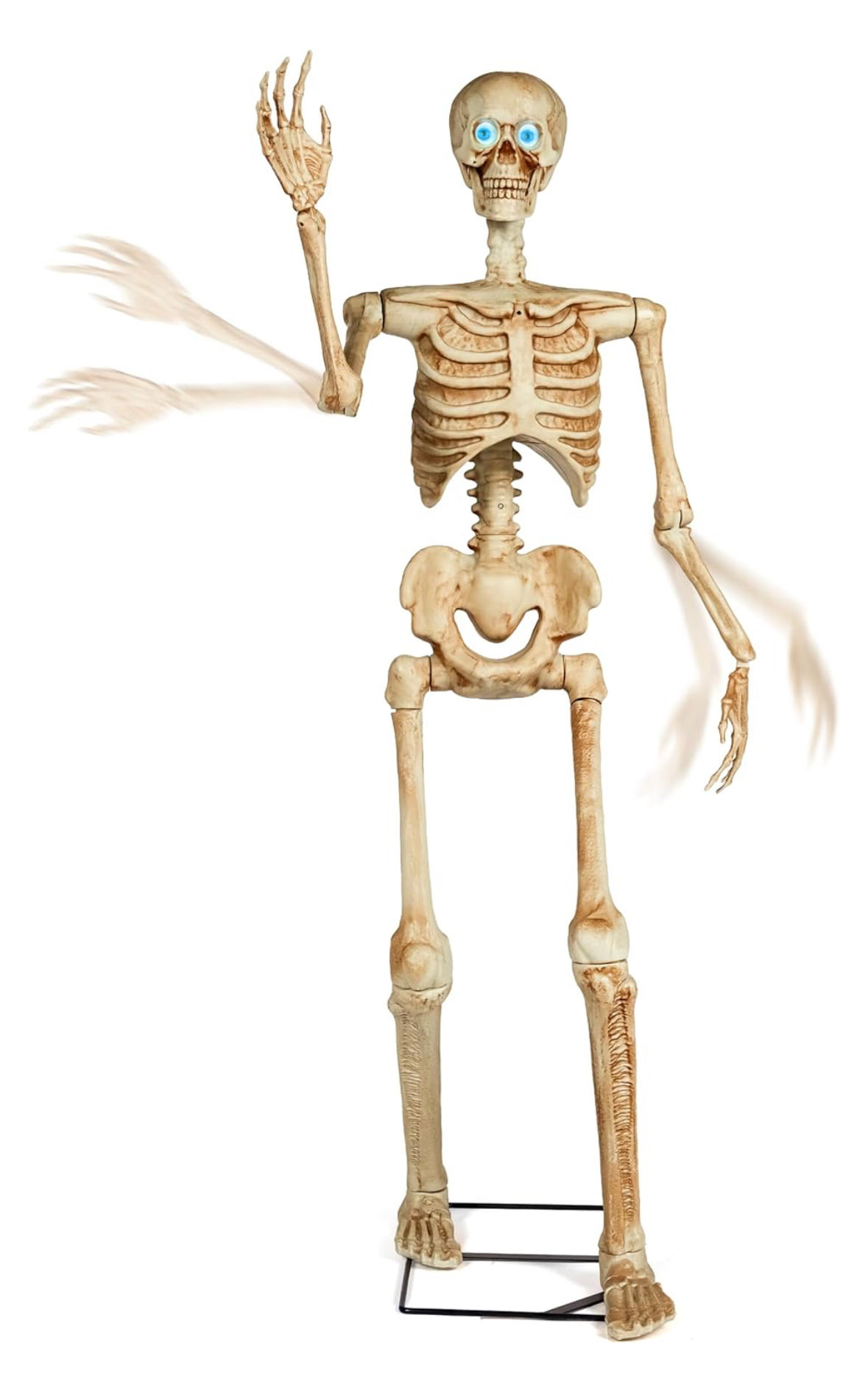 ESQUELETO ANIMATRONIC ANIMADO SONIDO Y MOVIMIENTO HALLOWEEN