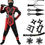 Miniatura: DISFRAZ NINJA NIÑO SAMURAI NEGRO ROJO