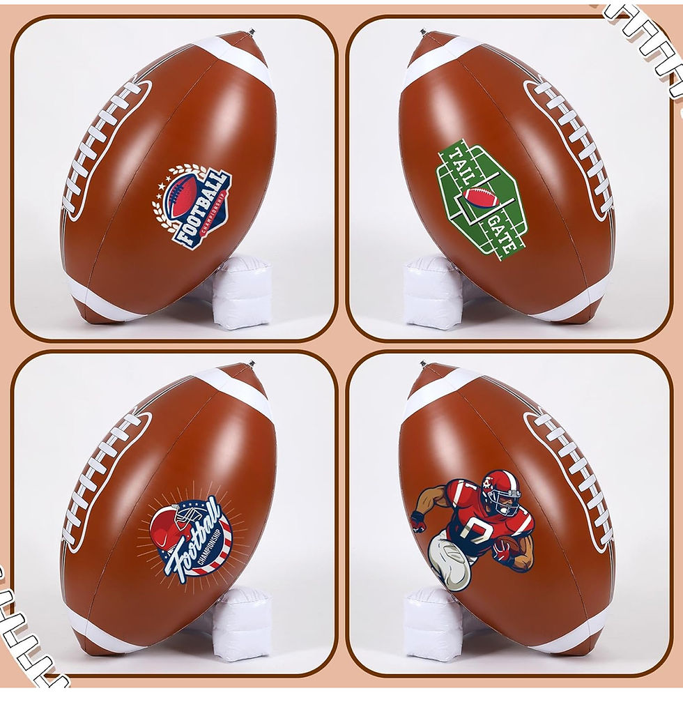 Miniatura: 2 PCS BOLAS GIGANTES INFLABLES FUTBOL AMERICAN