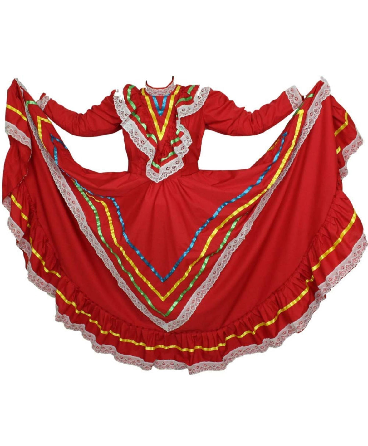 VESTIDO TRADICIONAL MEXICANO CATRINA TIPICO