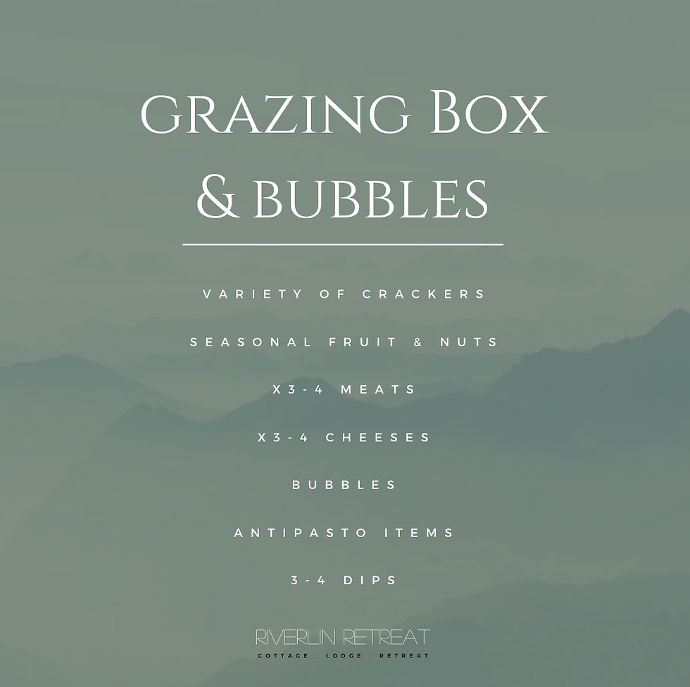 GRAZING BOX + BUBBLES